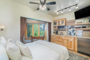 Charming Studio w Kitchenette, Hot Tub Near River condo Telluride